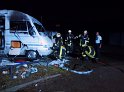 Vollbrand Wohnmobil Koeln Poll Baumschulenweg P029